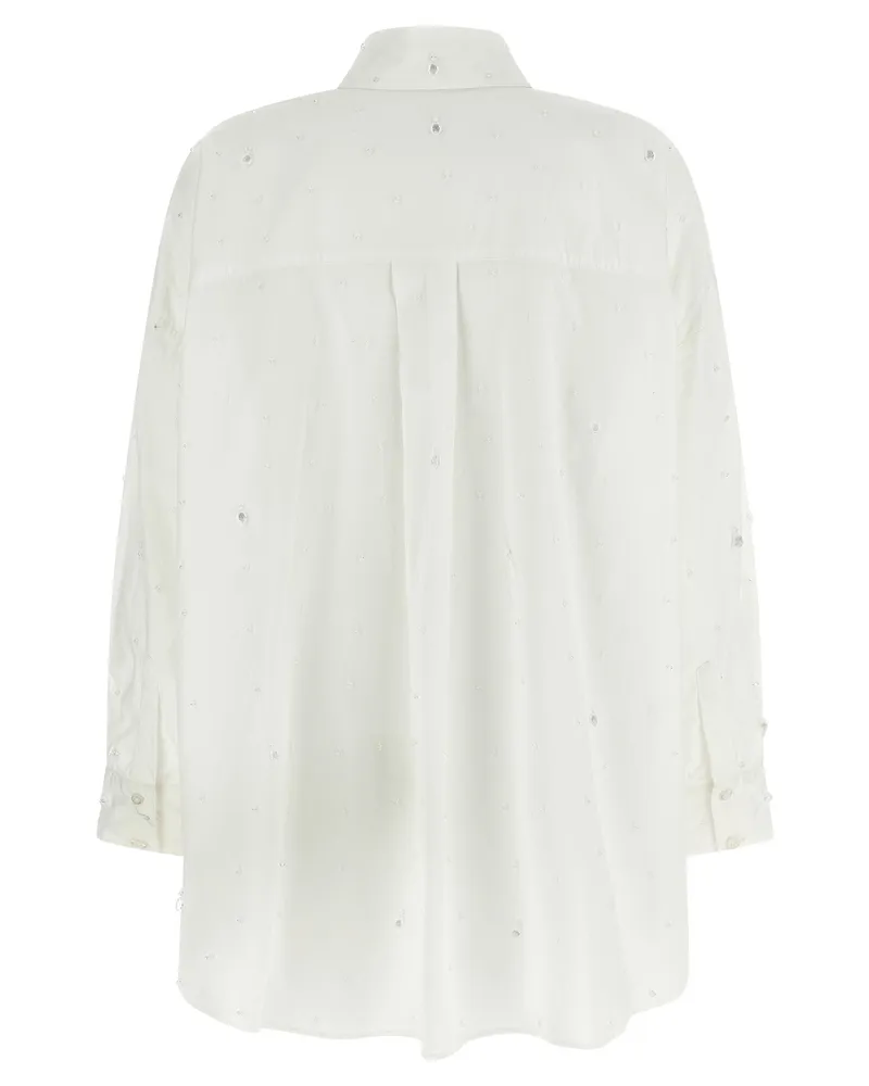 Giuseppe di Morabito Women White Cotton Blouse White