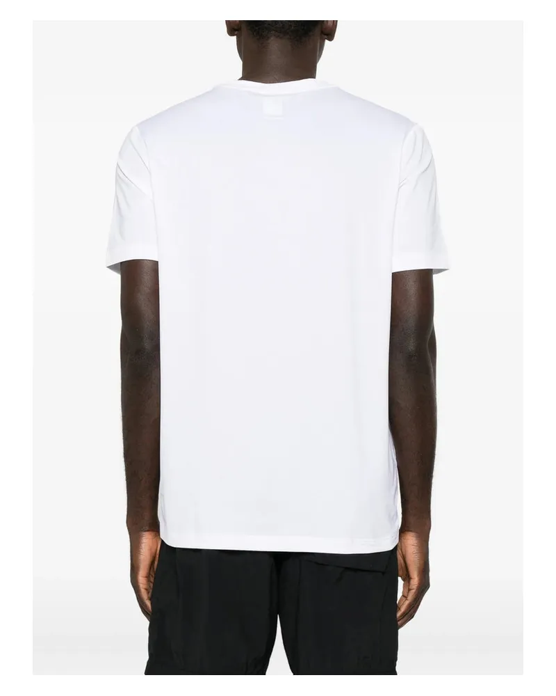 HUGO BOSS Logo-Embroidered Cotton T-Shirt — White White