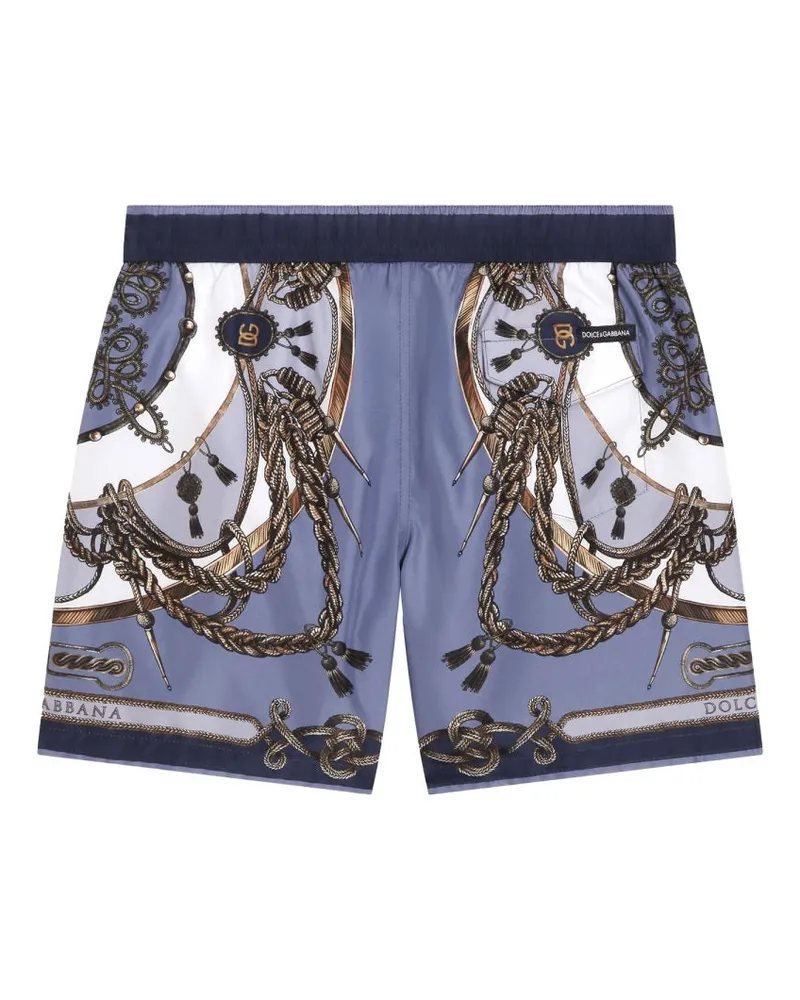 Dolce & Gabbana Multicolor Polyester Boxer Shorts — Multicolor Multicolor