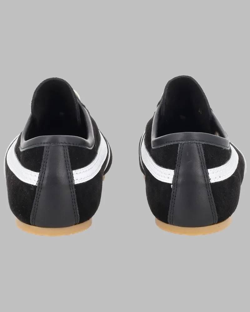 Dries van Noten Low-Top Leather Sneakers — Black Black