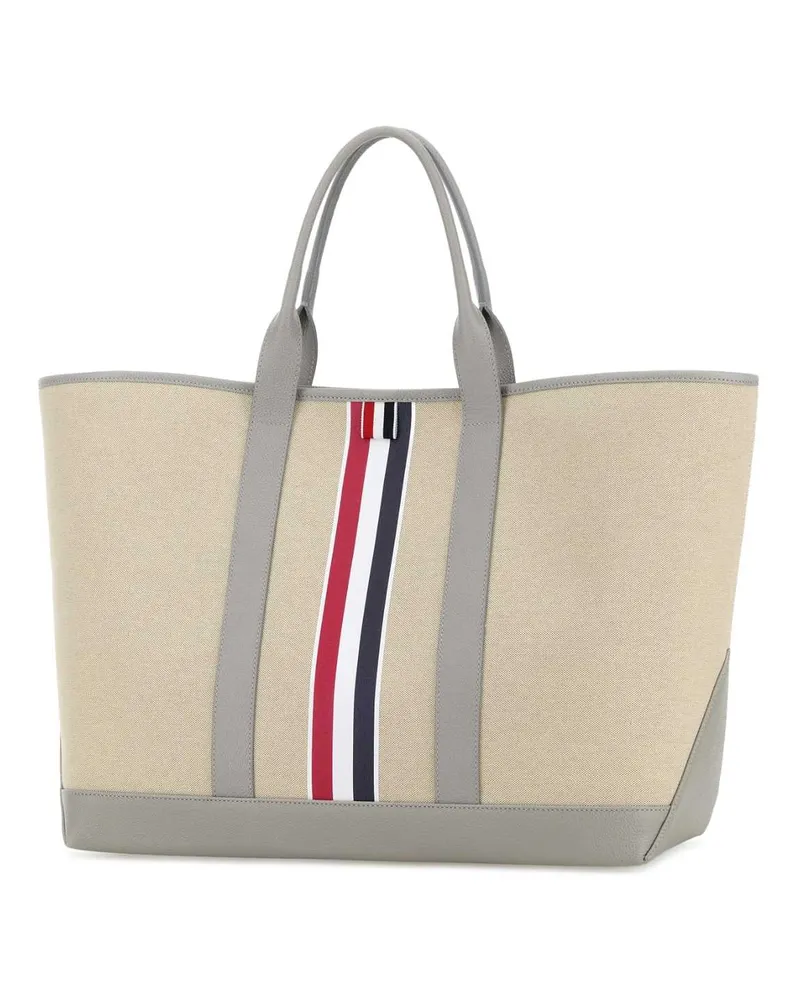 Thom Browne Uag261af0492 055 Ltgrey Cotton Borse A Mano Bag Beige
