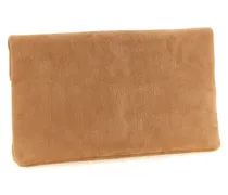 Envelope Maxi Clutch — Brown