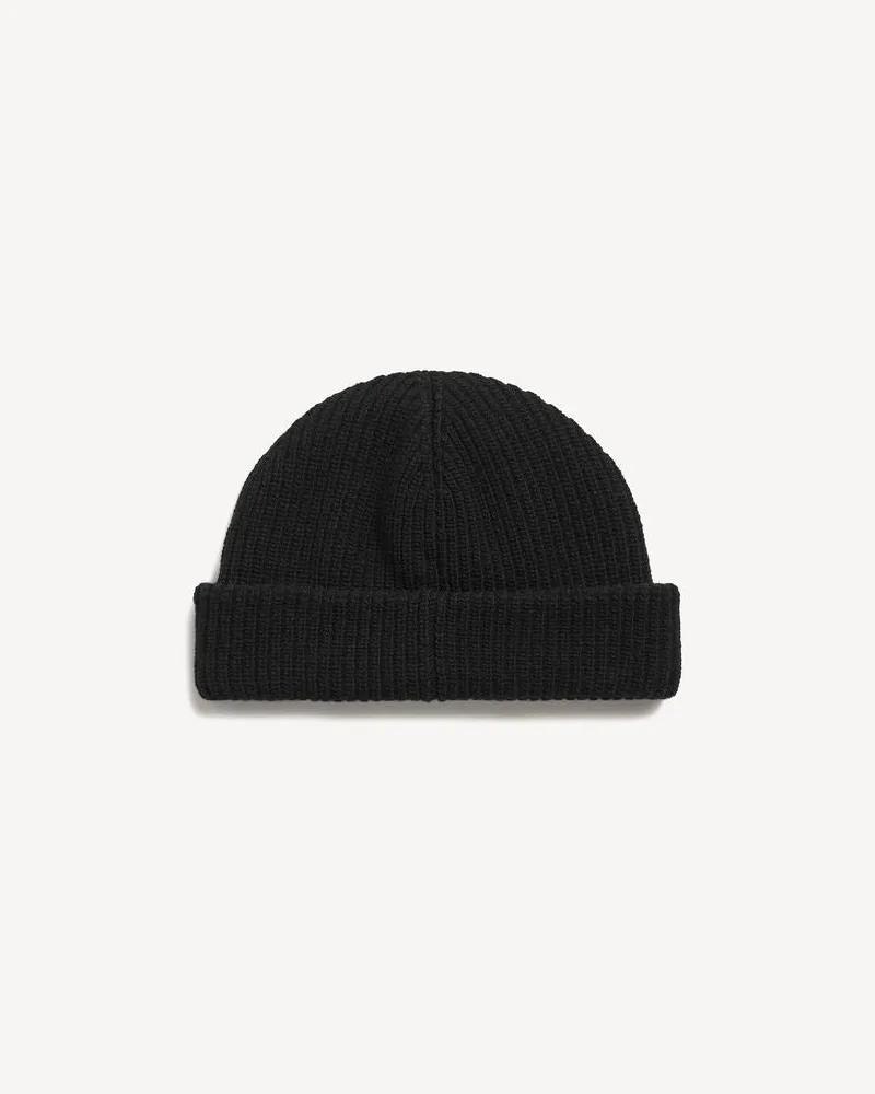Balenciaga A001NH4G6B0 Beanie — Black Black