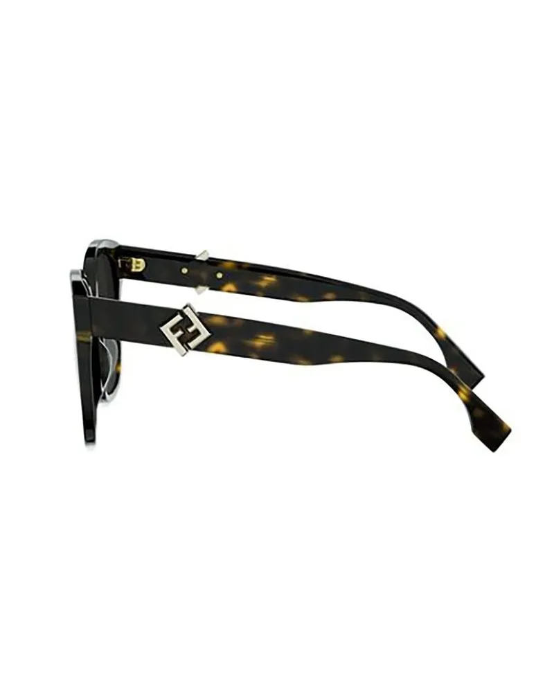 Fendi Women's Sunglasses Tortoise Acetate Tortoise