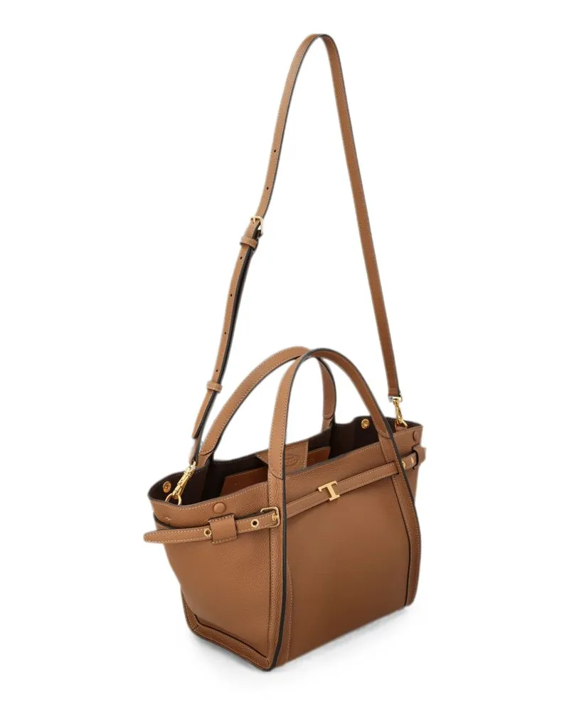 TOD'S Top Handle Bag — Caramel Caramel