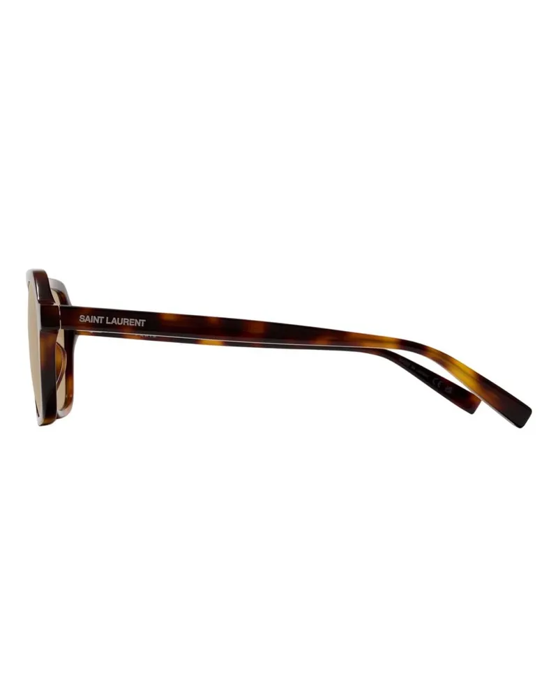 Saint Laurent Unisex Sl 905 Sunglasses -  Acetate Brown Accessories Brown