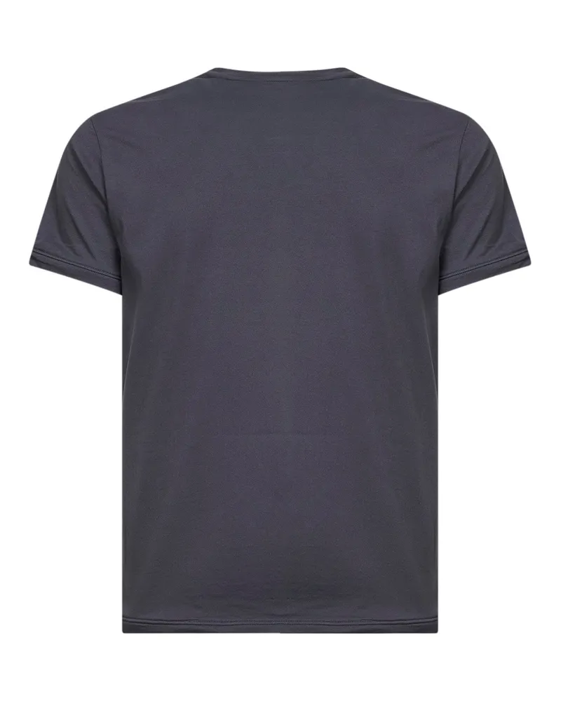 Prada Men's Shapeable Cotton T-Shirt Lead Grey T-Shirts And Polos Gray