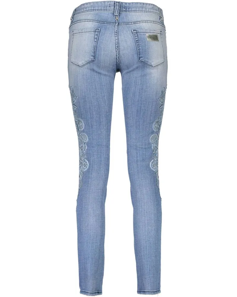 Just Cavalli Azzurro Cotton Women Jeans Blue Clothing Blue