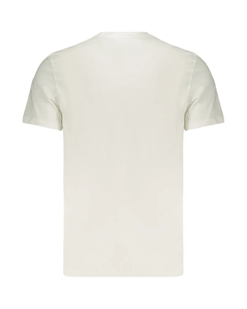 Calvin Klein Logo-Print Cotton T-Shirt — White White