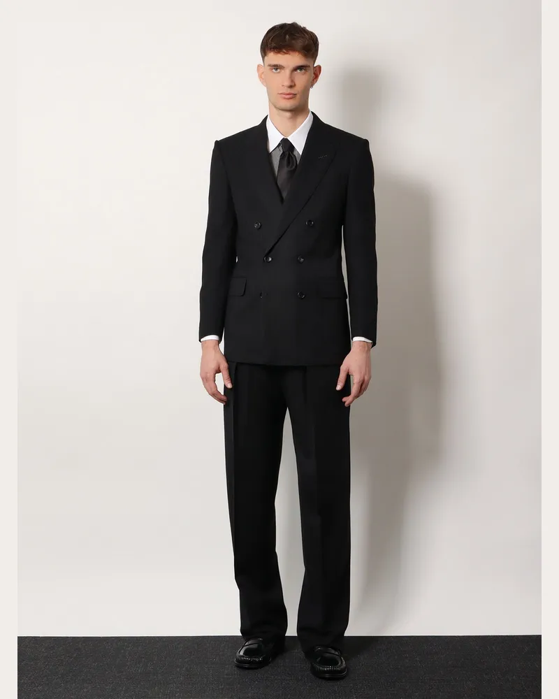 Tom Ford Men's Wool Blazer Atticus Black Blazers Jacket Black