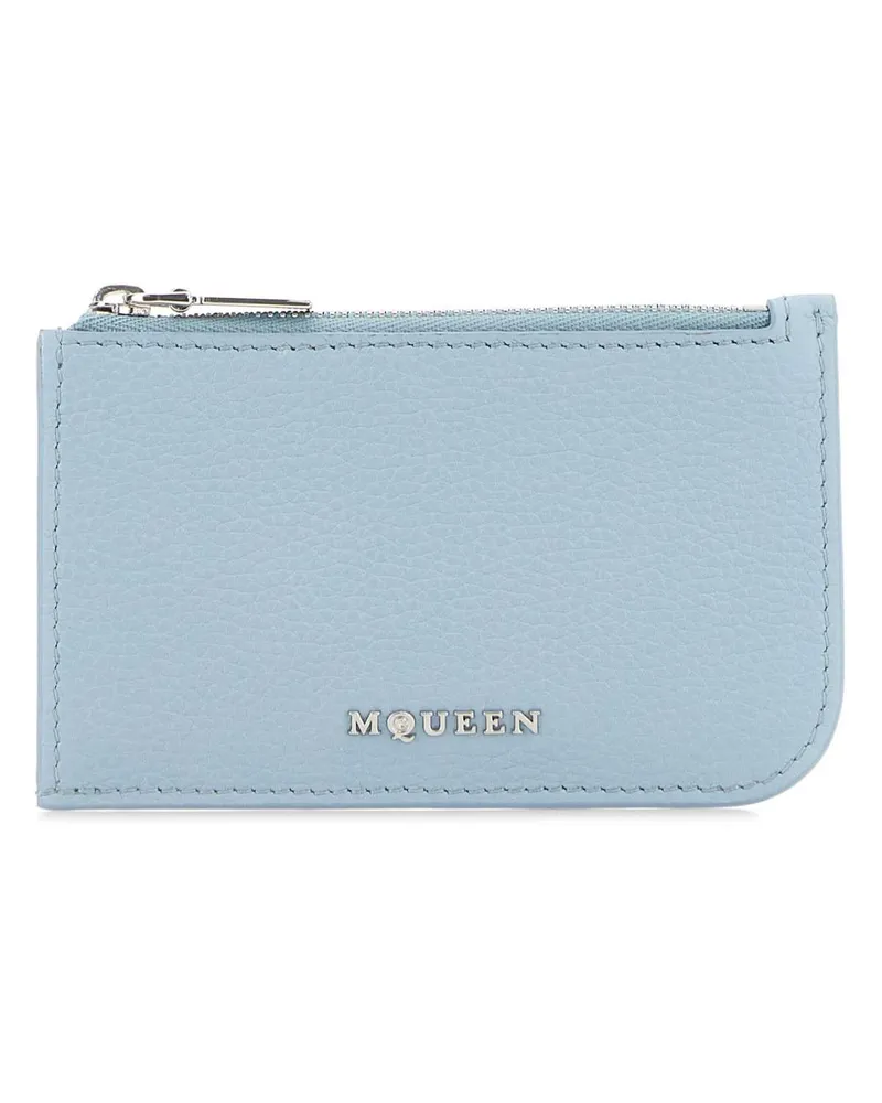 Alexander McQueen Card Card Case — Light Blue Light