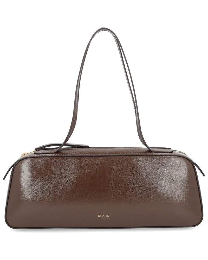 KHAITE Women's Simona Shoulder Bag Brown Calf Leather Brown