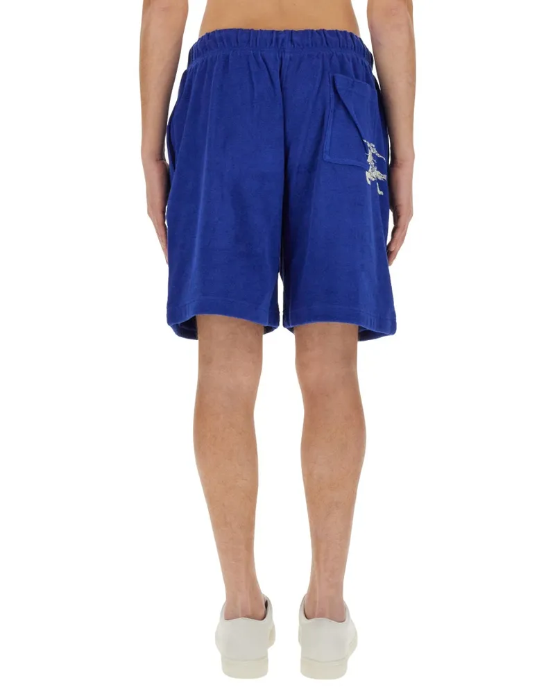 Burberry Cotton Bermuda Shorts — Blue Blue