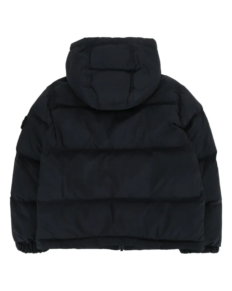 Stone Island Parka Down Jacket — Black Black