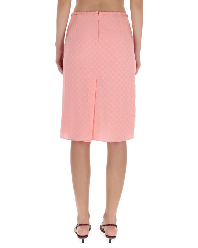 Gucci Pure Silk Skirt — Pink Pink
