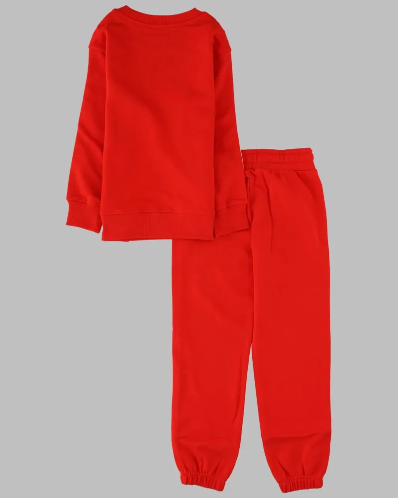 Moschino Cotton Tracksuit Jumpsuit — Red Red