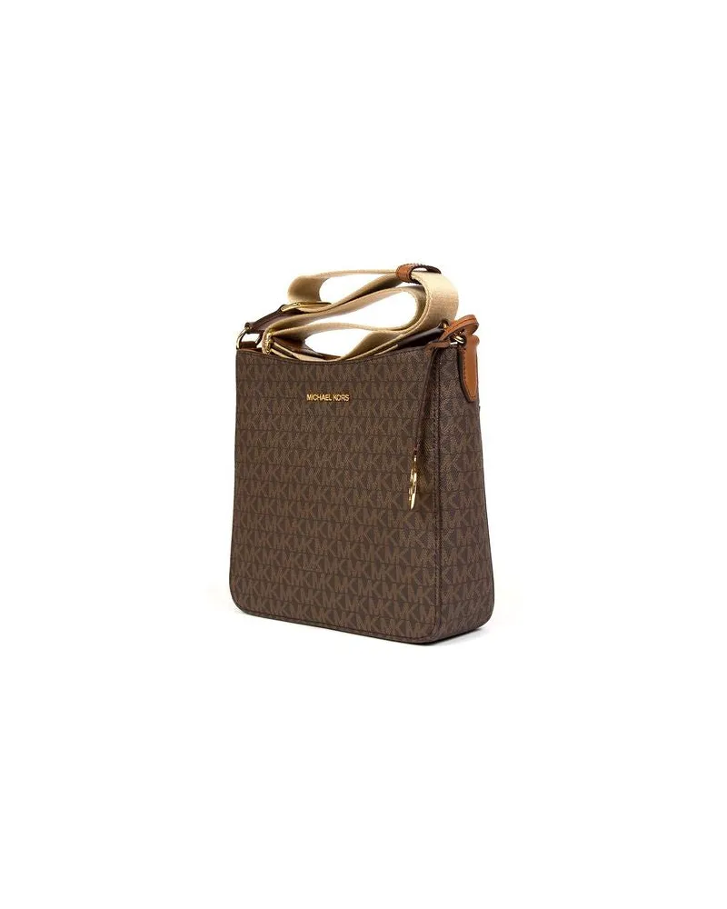 Michael Kors Women's Crossbody Bag Brown 89.coated Canvas Polyester Crossbody-bags Brown