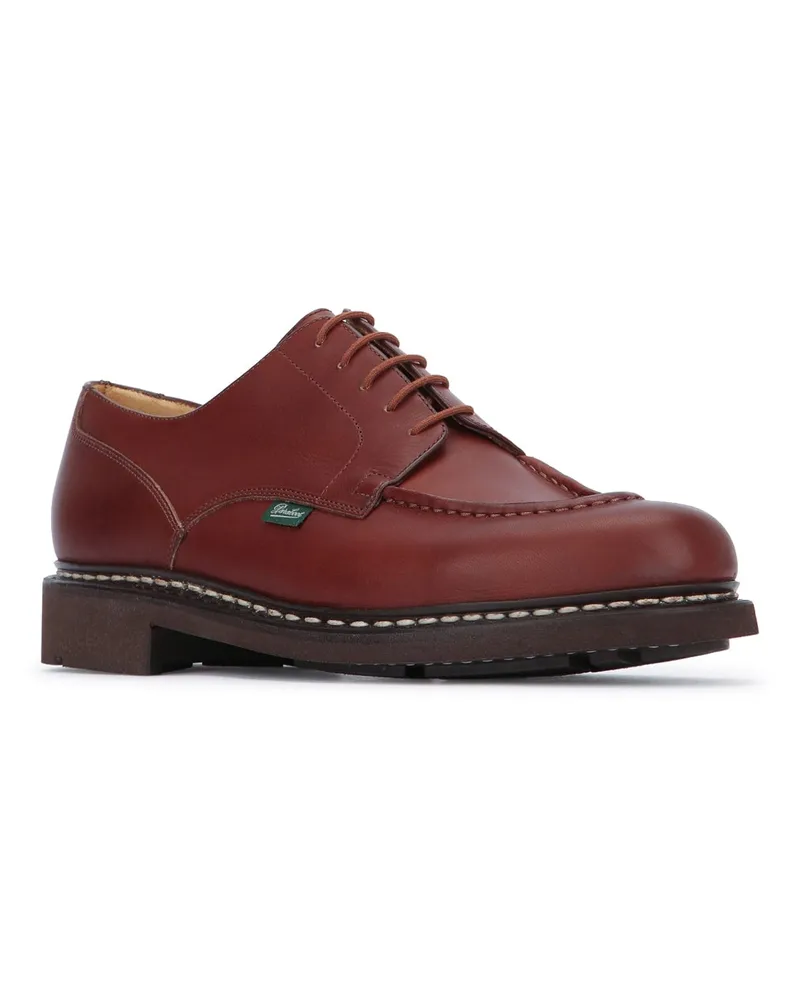 Paraboot Men's Chambord Marron Leather - Sole: Calf Mocassini / Loafers Brown