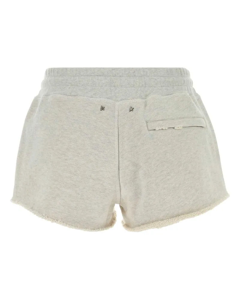 Golden Goose Women Light Grey Cotton Shorts Vintagegraymelange Exterior Gray