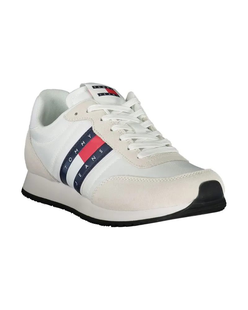 Tommy Hilfiger Logo-Striped Sneaker — White White
