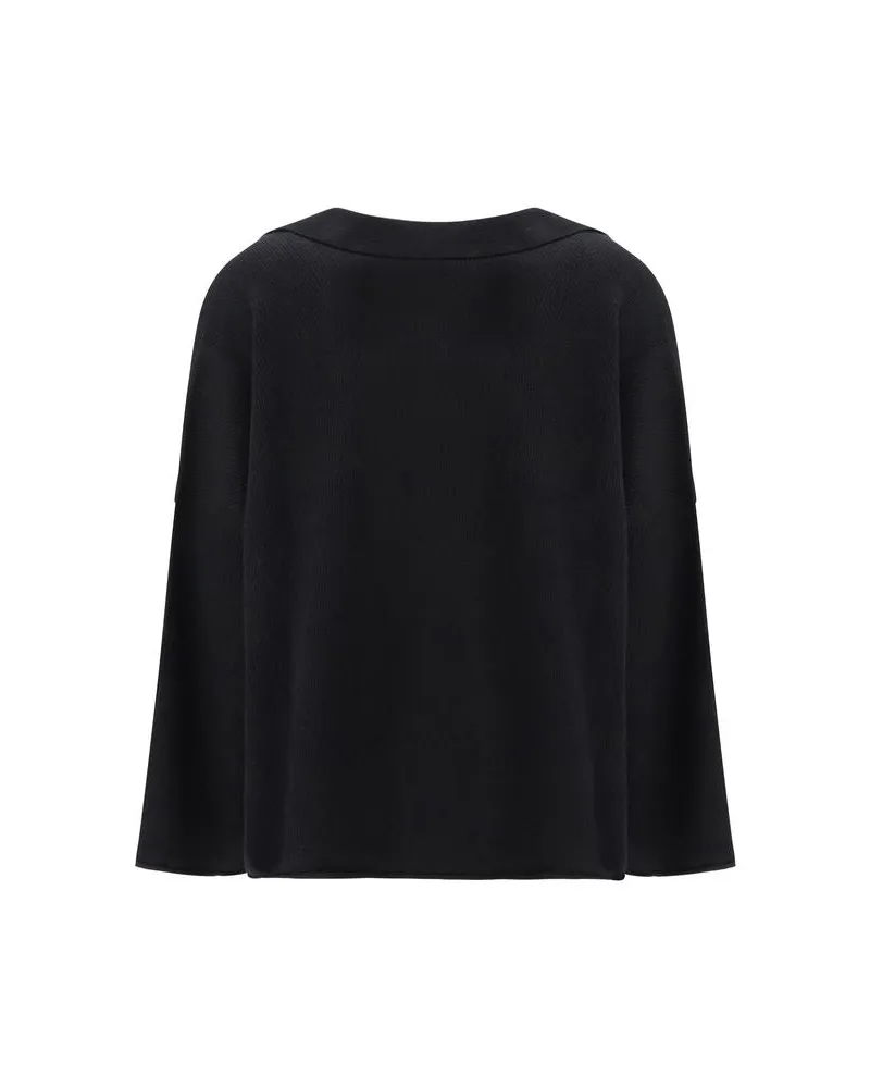 Alanui Women Black Cashmere Sweatshirt Clothing Black