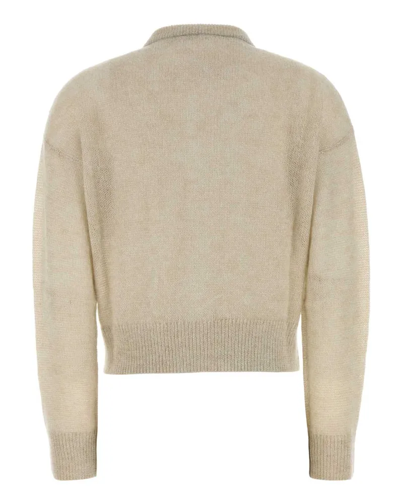 Brunello Cucinelli Wool-Blend Cardigan — Beige Beige