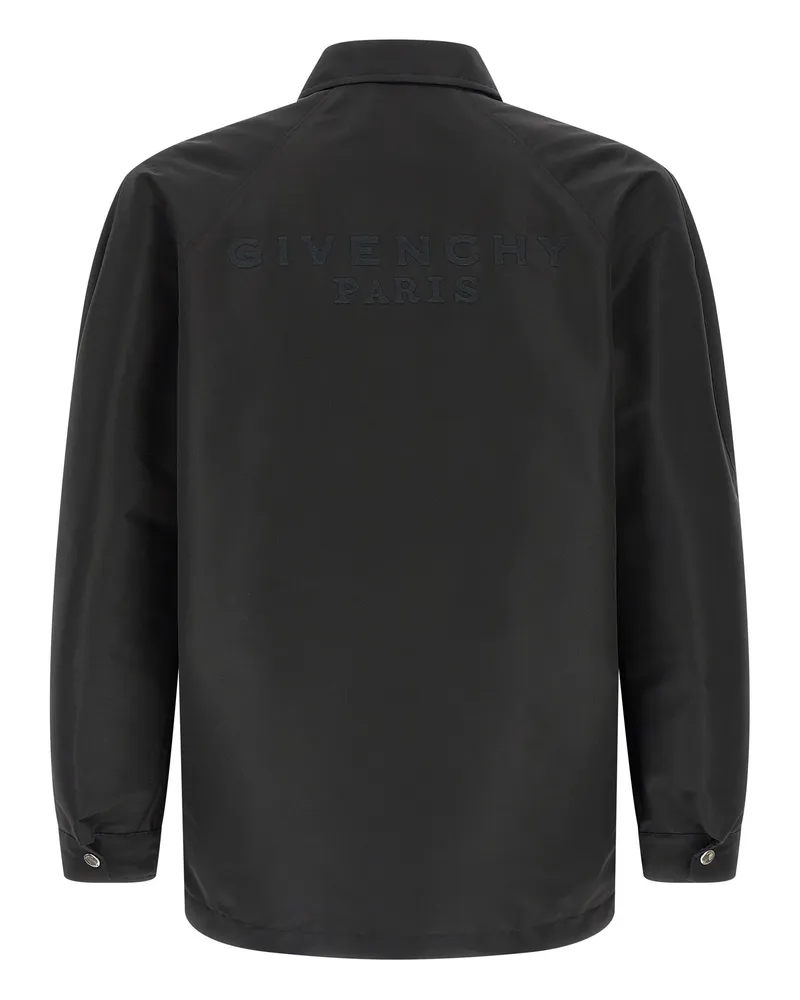 Givenchy Men's Black Polyester Jacket Clothing Black