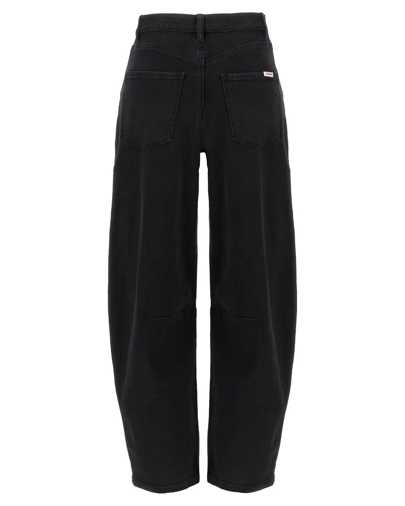 Self-Portrait Women's Black Cotton High-Waisted Jean Clothing Black