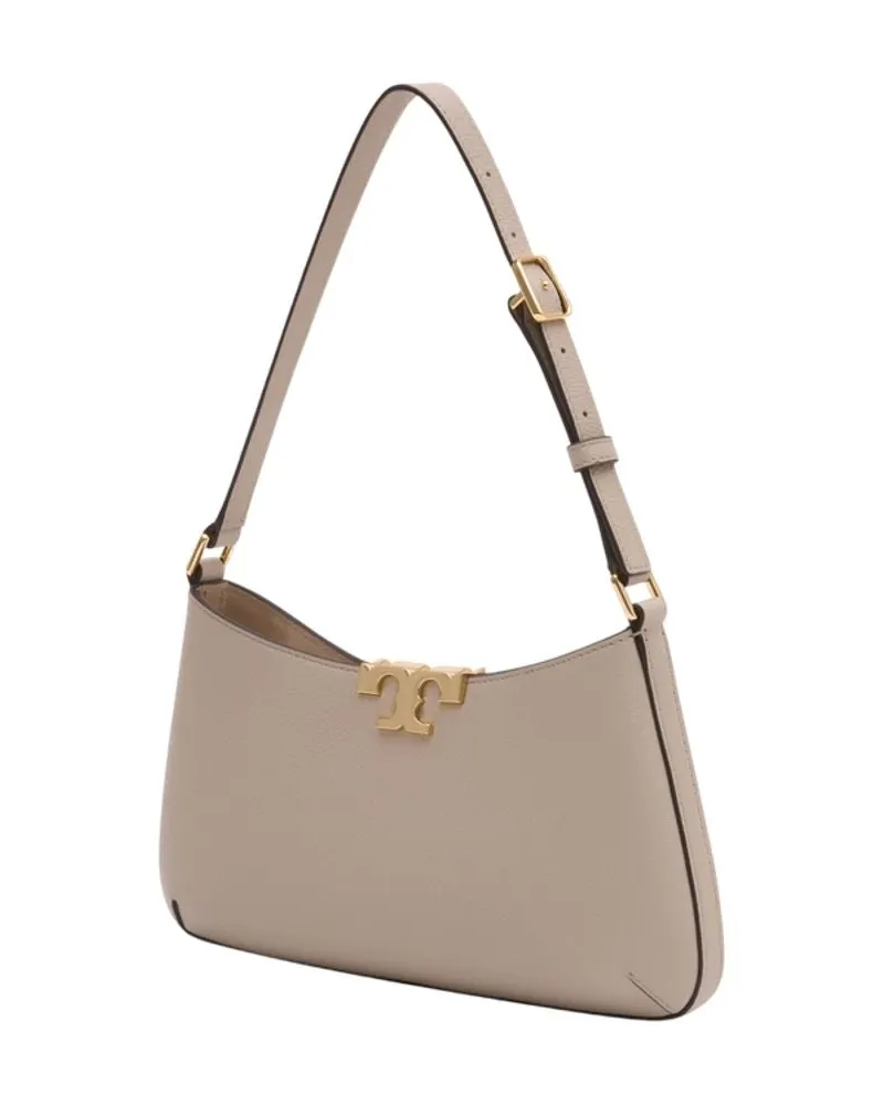 Tory Burch Women's Eleanor Slim Shoulder Bag -  Leather Beige Cowhide Shoulder-Hobo-Bags Beige
