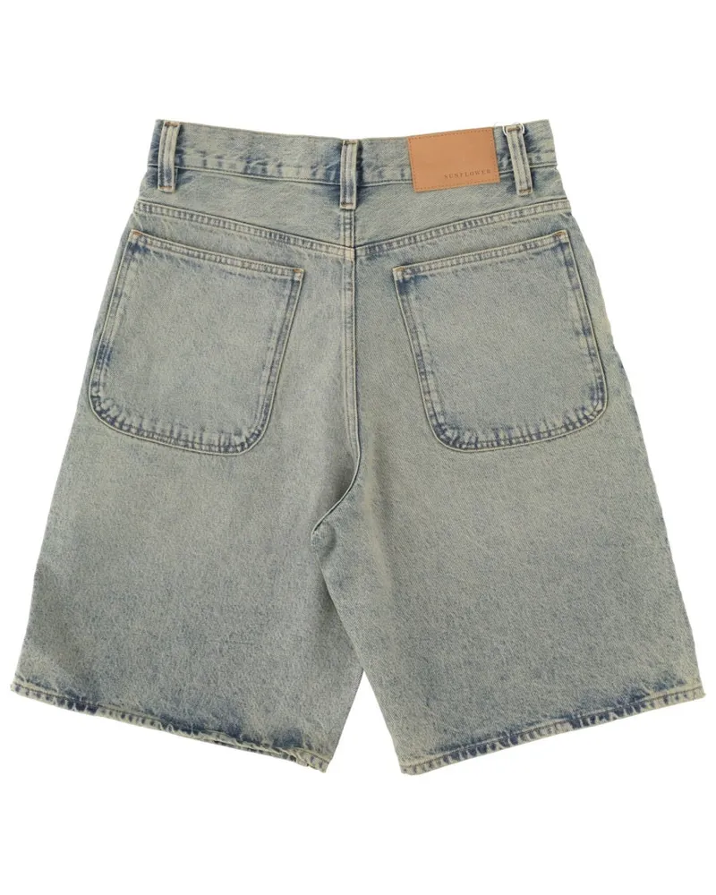 Sunflower Wide-Fit Cotton Denim Shorts — Denim Denim