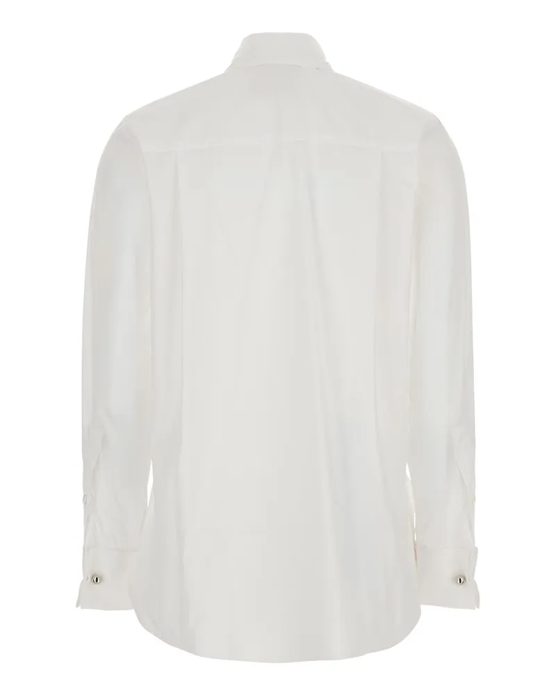 Semicouture Women's Shirt Gracie White Cotton Blouses White