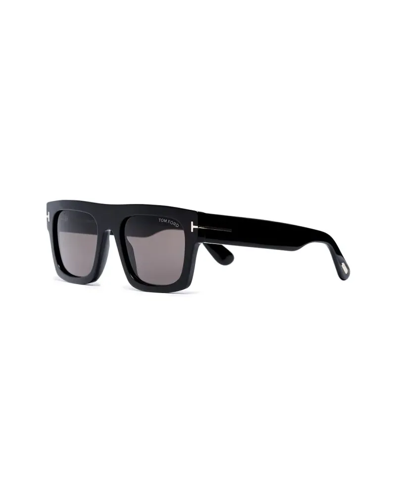 Tom Ford FT0711 Square Frame Sunglasses — Black Black