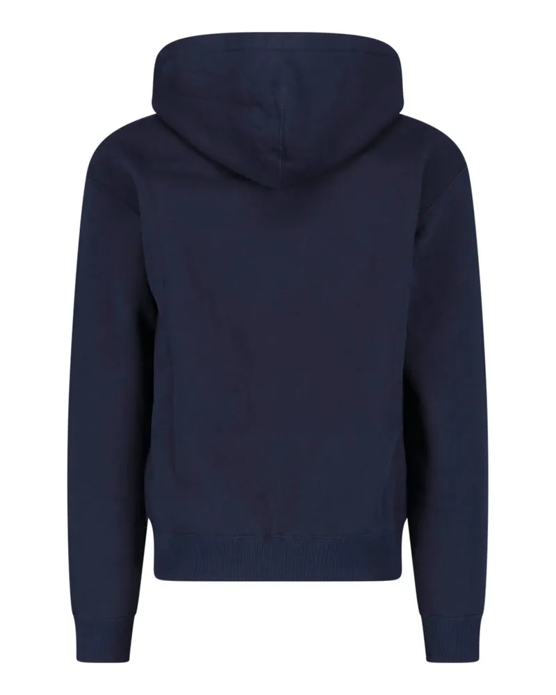 Jil Sander Men's Sweaters Blue Cotton Navy