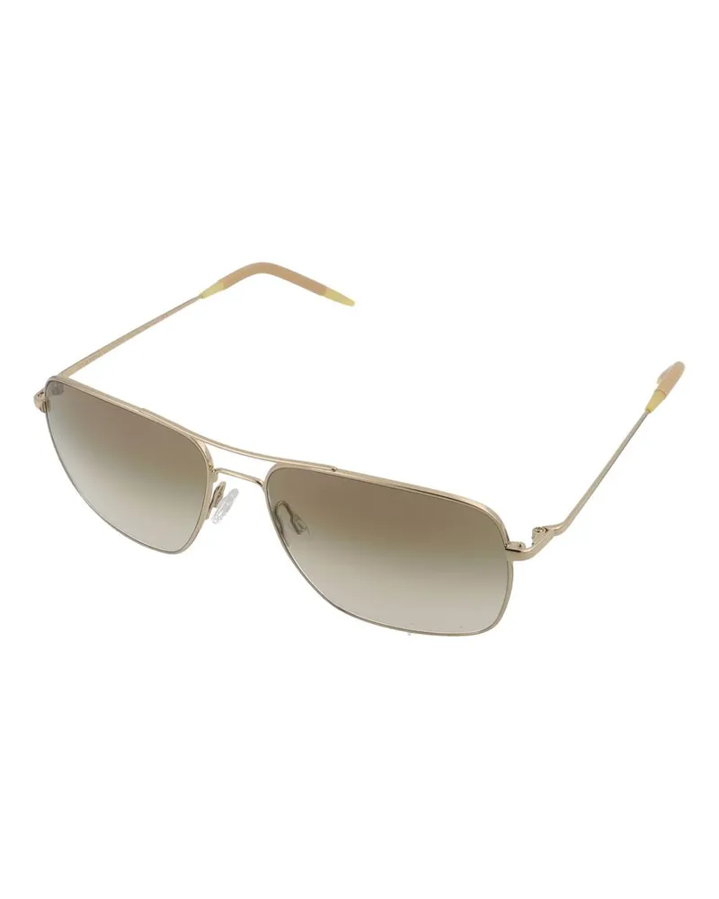 Oliver Peoples 0OV1150S Metal Aviator Sunglasses — Gold Gold