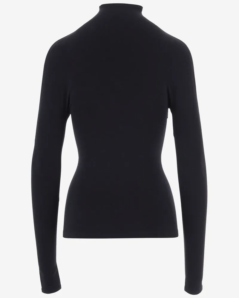 Gucci Seamless Stretch Jersey Sweater — Black Black