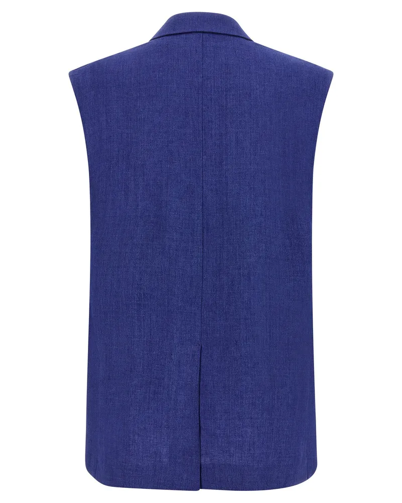 Max Mara Mstaia Vest — Blue Blue