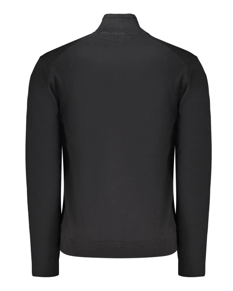 Napapijri Cotton Cardigan — Black Black