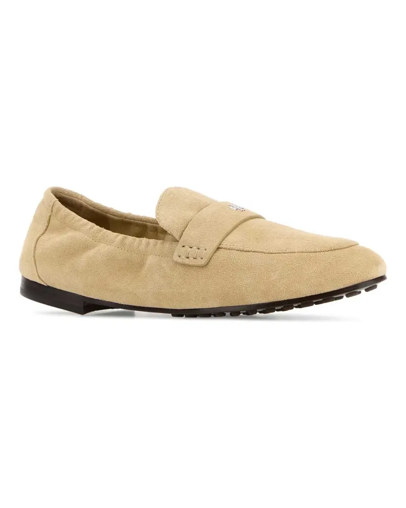 Tory Burch Women's Sand Suede Ballet Loafers Praline Mocassini Beige
