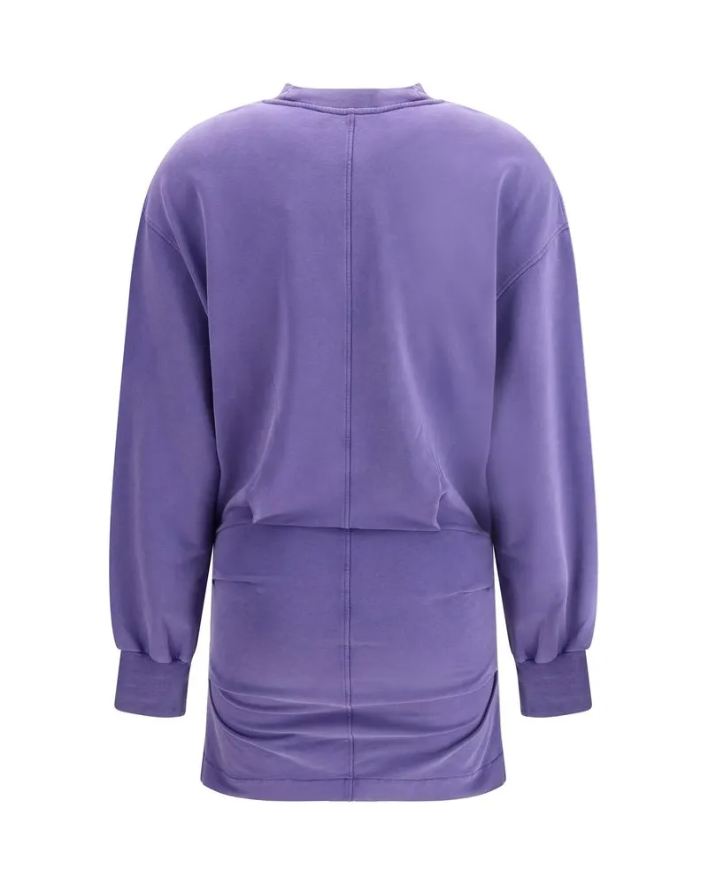 ATTICO Women's Purple Cotton Casual Dress Purple