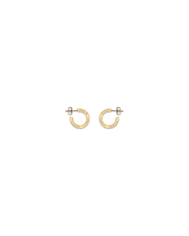 Versace Women's Gold Brass Earrings Gold