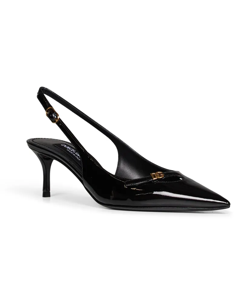 Dolce & Gabbana Slingback Heel — Black Black