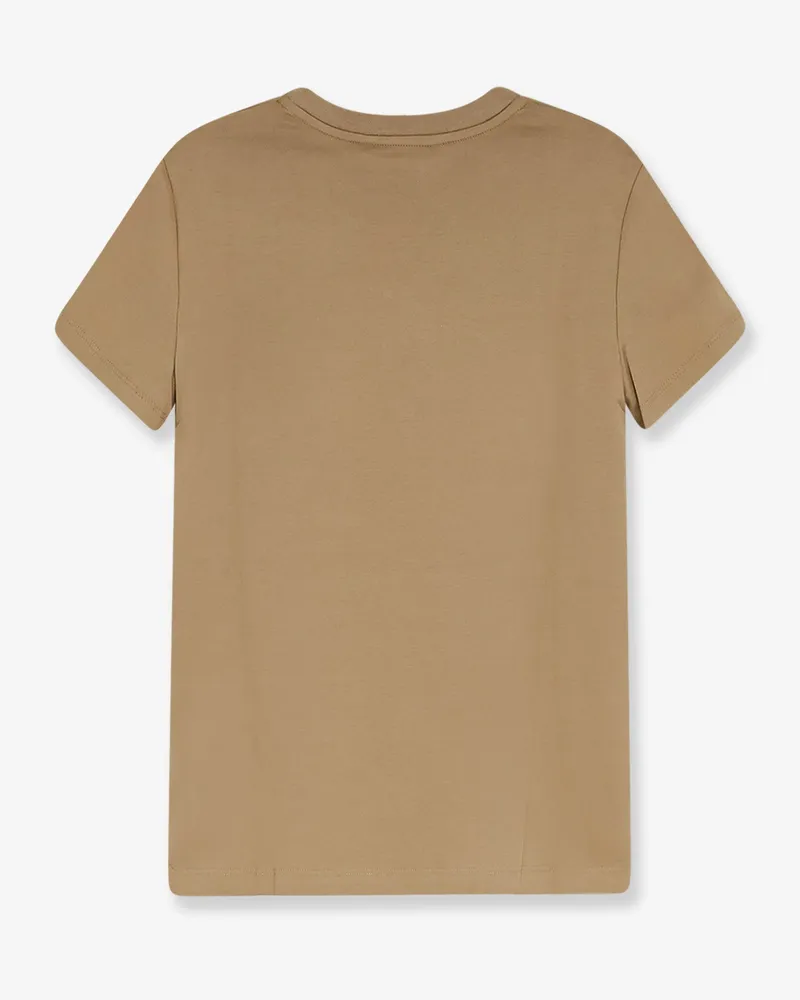 Max Mara Women's Cotton T-Shirt Brown T-Shirts & Jerseys Beige