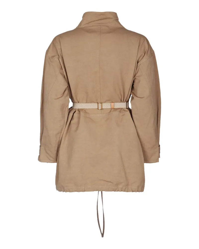 Prada Women's Abito Nocciola Co Li Abiti Dress Beige