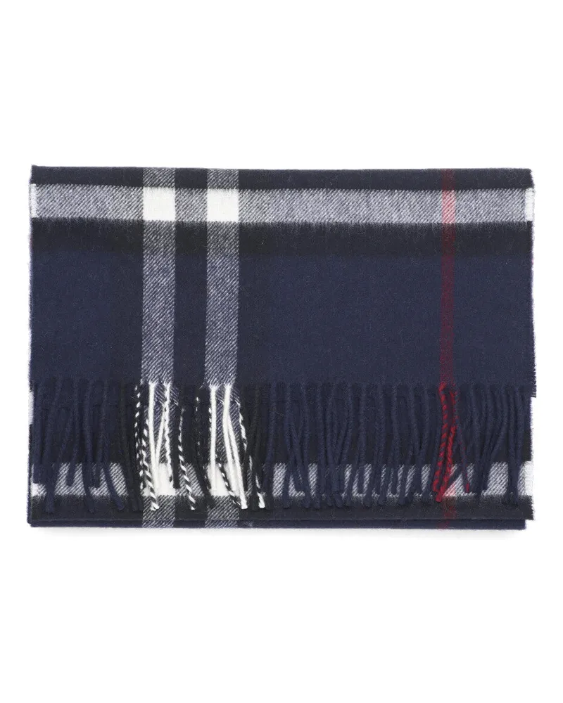 Burberry Women's Scarfs Blue Cashmere Navy
