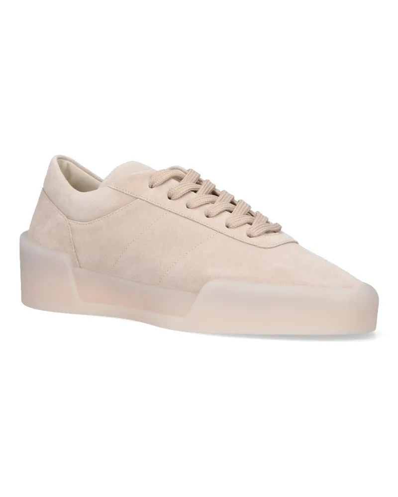 Fear of God Men's Sneakers White Upper: Calf Leather Beige