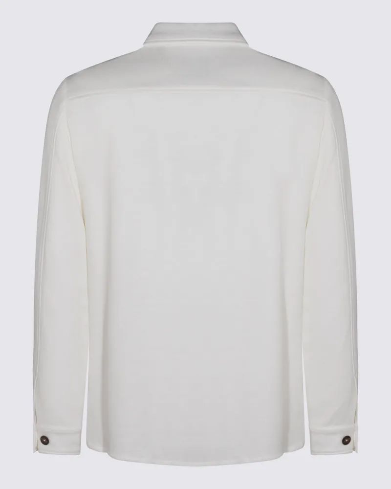 Eleventy Men's Jackets Bianco Li Co Tencel White