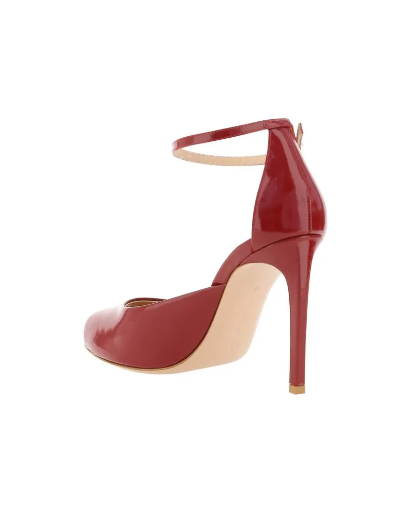 Gianvito Rossi Women's Multicolor Calfskin Pumps Red