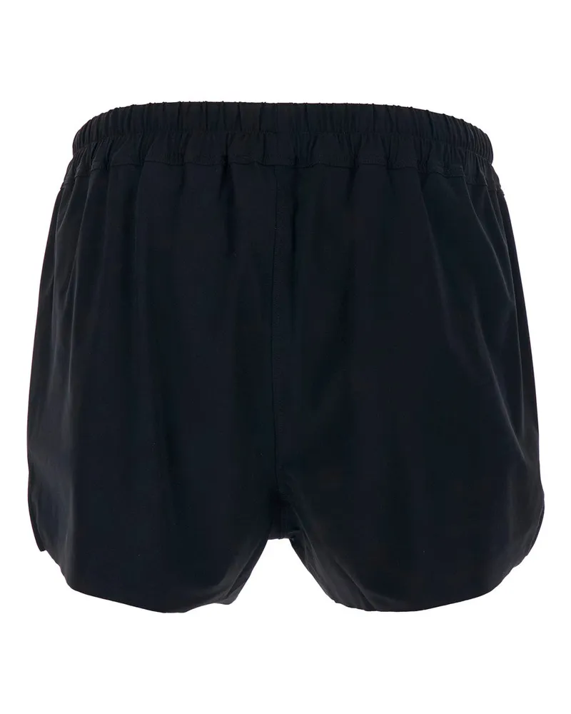 Rick Owens Men's One-Piece Swimsuit, Black Tech Fabric Nylon Beachwear Sea Clothing Black
