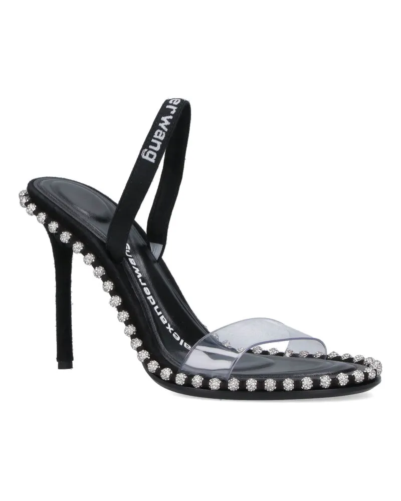 Alexander Wang Women's With Heel Black Upper: Polyvinyl Chloride Black