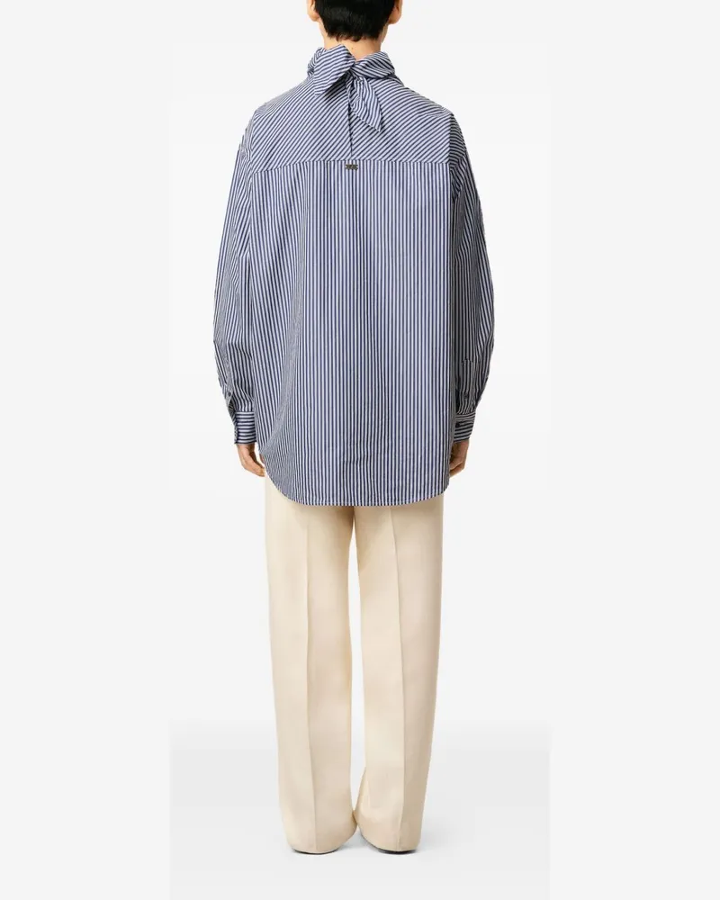 AMI Paris Bandana Shirt — Blue Blue